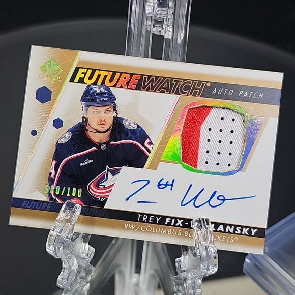 2022-23 SP Authentic #FWAP-TF Trey Fix-Wolansky Future Watch Auto Patch #/100 - Picture 1 of 11